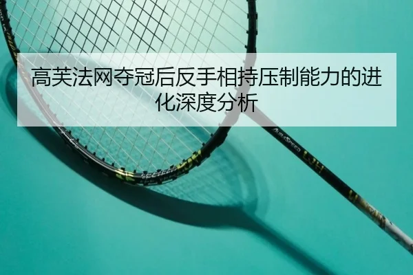 高芙法网夺冠后反手相持压制能力的进化深度分析